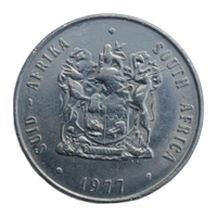 1977 South Africa 1 Rand Coin