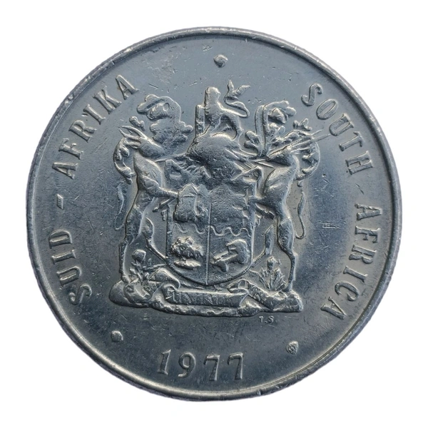 1977 South Africa 1 Rand Coin