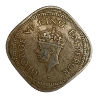 1946 2 Annas Coin - George 6th King 
