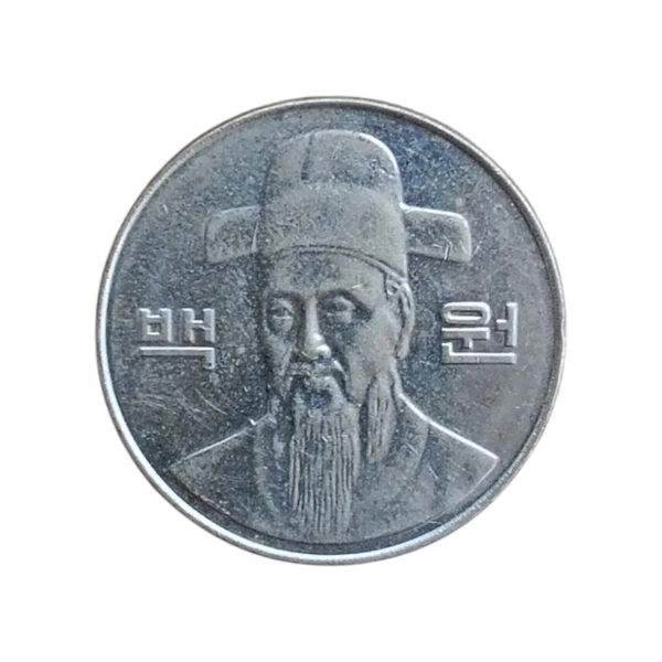 2000 South Korea 100 Won Coin