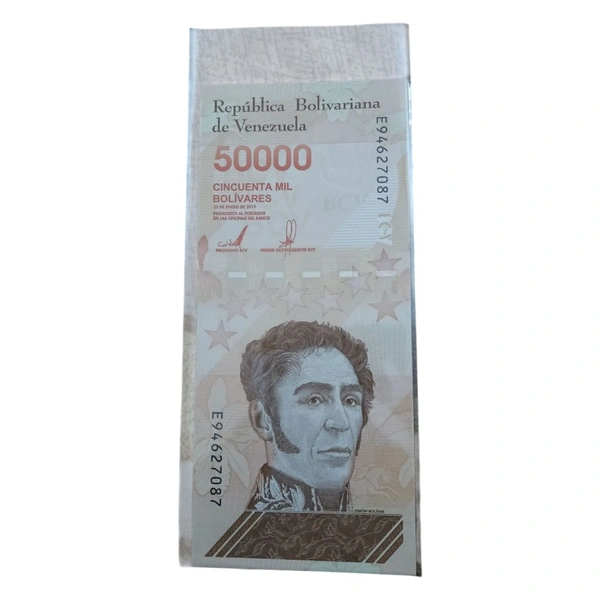 2019 Venezuela 50000 Bolivars UNC note