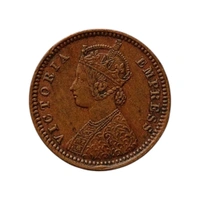 1890 1/12 Anna Coin - Victoria Empress 