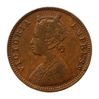 1889 Quarter Anna Coin - Victoria Empress