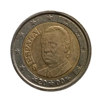 2000 Spain 2 Euro Coin