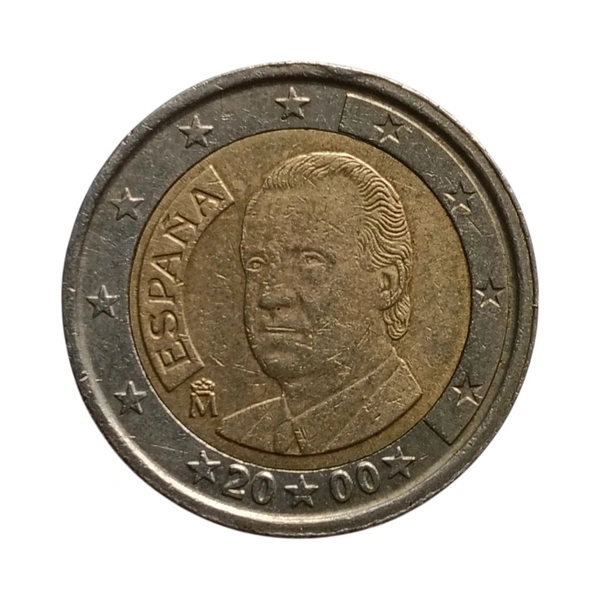 2000 Spain 2 Euro Coin