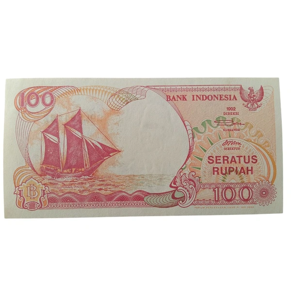 1992 Indonesia 100 Rupiah - UNC Note