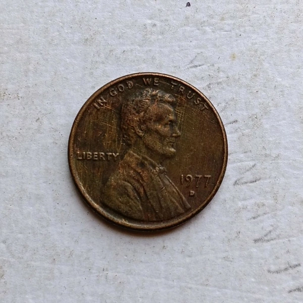 1977 USA 1 Cent Coin