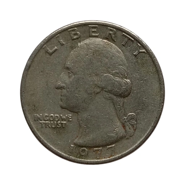 USA Quarter Dollar Coin - 1977