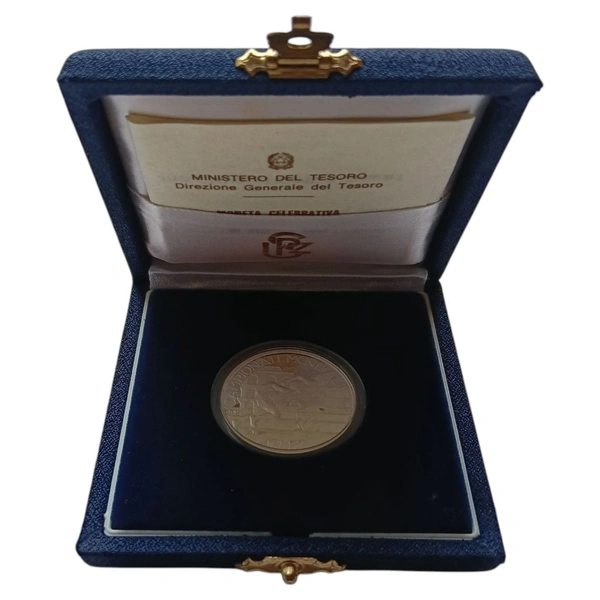 1987 Italy 500 Lire - World Athletic Championship - Silver Proof Coin with Premium Packing 