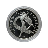 1987 Italy 500 Lire - World Athletic Championship - Silver Proof Coin with Premium Packing 