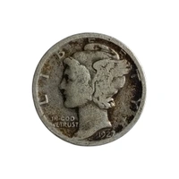USA 1 Dime - Silver Coin  - 1927