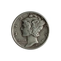 USA 1 Dime - Silver Coin  - 1943