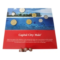 2014 Maldives UNC set of 7 Coins