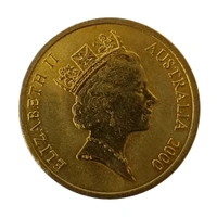 2000 Australia 5 Dollars (Non-circulating) UNC Coin - Summer Olympics Sydney 