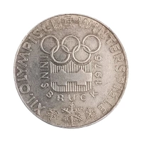 1974 Austria 100 Schilling 1976 Olympics, Innsbruck - Silver Coin