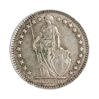 Switzerland 1 Franc - Silver Coin - 1963