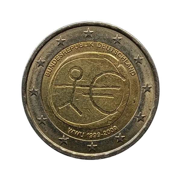 2009 Germany 2 Euros Coin - Economic & Monetary Union