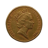 1986 Australia 1 Dollar Coin - International Year of Peace 