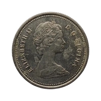1982 Canada 25 Cents Coin