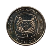 2013 Singapore 50 Cents Coin