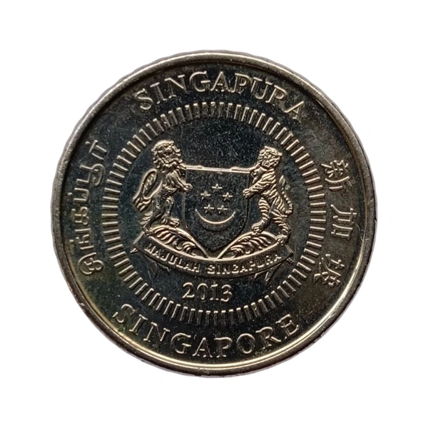2013 Singapore 50 Cents Coin
