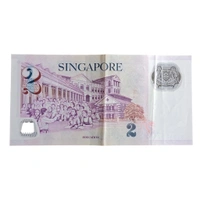 Singapore 2 Dollars Used Note