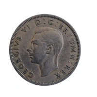 1951 UK 2 Shilling Coin - George 6th King 