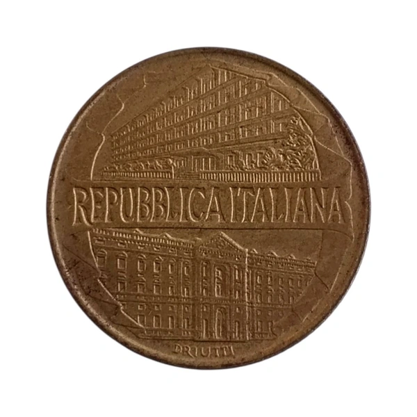 1996 Italy 200 Lire Coin - Academy of "Guardia Di Finanza"