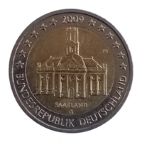 2009 Germany 2 Euro Coin - Federal State of Saarland