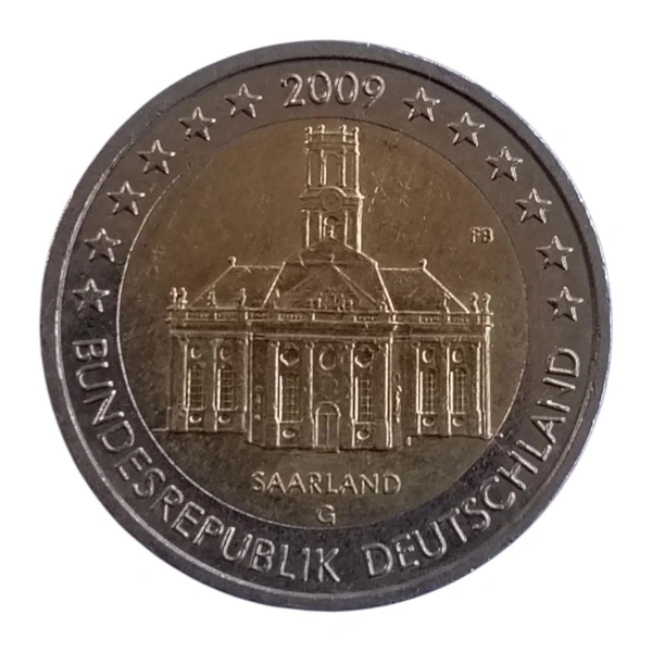 2009 Germany 2 Euro Coin - Federal State of Saarland