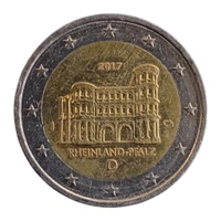 2017 Germany 2 Euro Coin - State of Rhineland-Palatinate