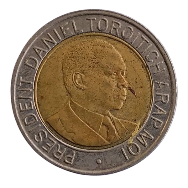 1998 Kenya 20 Shillings Coin 