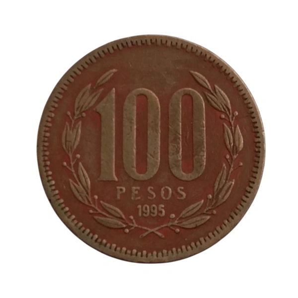 1995 Chile 100 Pesos Coin