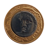 2013 Brazil 1 Real Coin