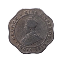 1919 4 Annas Coin - George 5th King (British India) - Calcutta