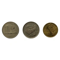 3 Different Malaysian 20 Sen Coins Set