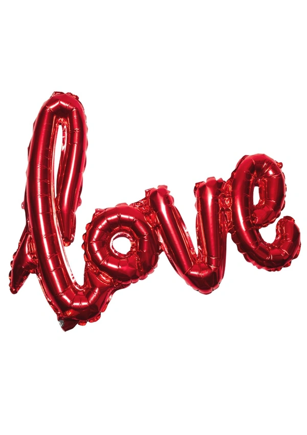 Love Foil Balloon  - Red