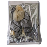 Decor Dex Star heart balloons combo - Big, Grey