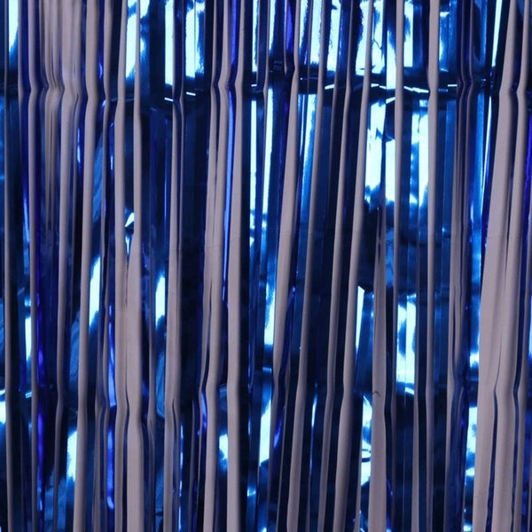 Dex Foil Curtain Indian - 3*6 Size, Blue