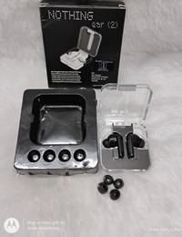 Nothing Ear (2) 2023 | Dual chamber sound | Hi-res audio | Smart ANC | Dual connection Bluetooth  (White, True Wireless)