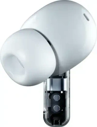 Nothing Ear (2) 2023 | Dual chamber sound | Hi-res audio | Smart ANC | Dual connection Bluetooth  (White, True Wireless)