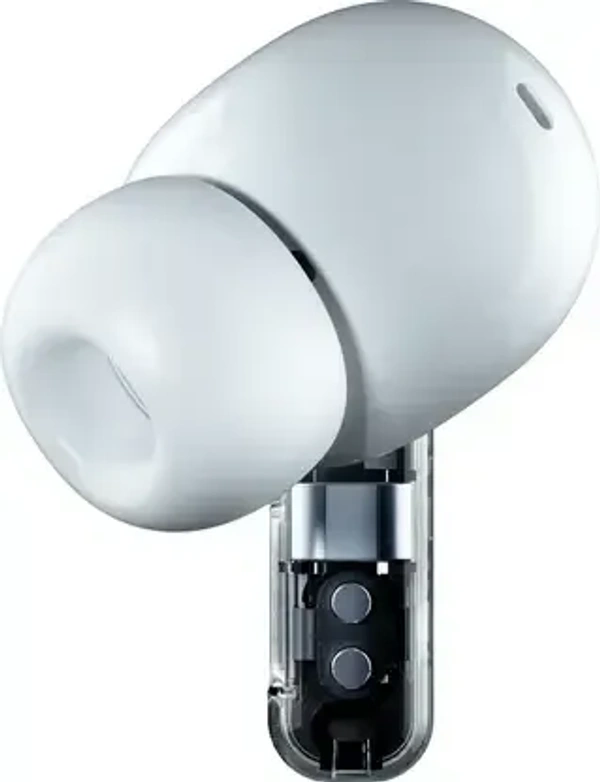 Nothing Ear (2) 2023 | Dual chamber sound | Hi-res audio | Smart ANC | Dual connection Bluetooth  (White, True Wireless)