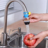 Water Faucet, Clean Purifier Filter Cartridge Water Tap, Upgrade Universal Interface Faucet Filter (Six Layer Purifier)