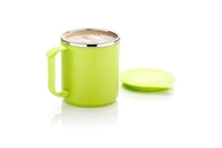 Stainless Steel, Plastic Coffee Mug with Lid,  Long Life Durable, Water tite Cup of Tea and Coffee