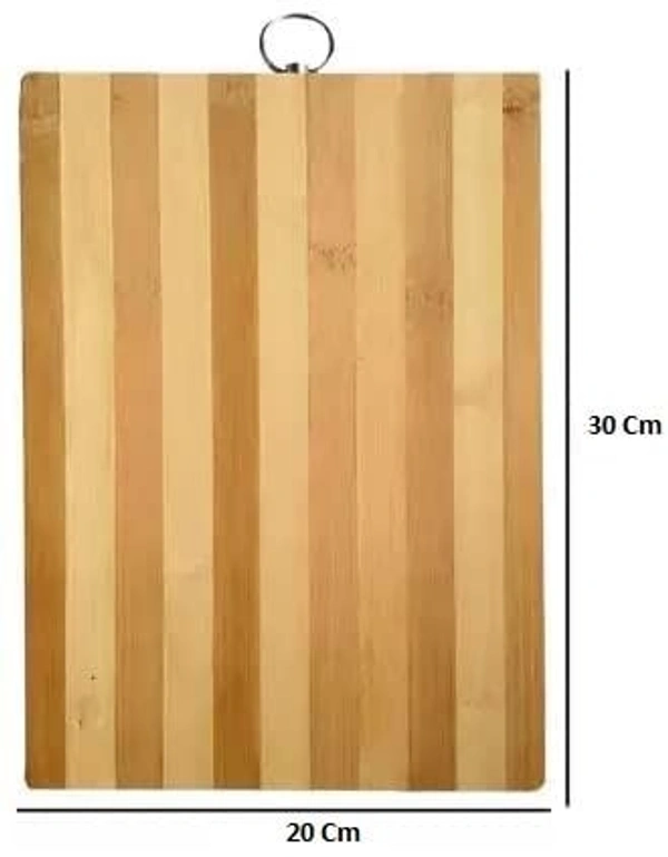 Bamboo Cutting Board, Chopping Board Knife Friendly with Hanging Ring - S-20cm*30cm