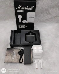 Marshall Minor III Bluetooth Truly Wireless in-Ear Earbuds with Mic (Cream)