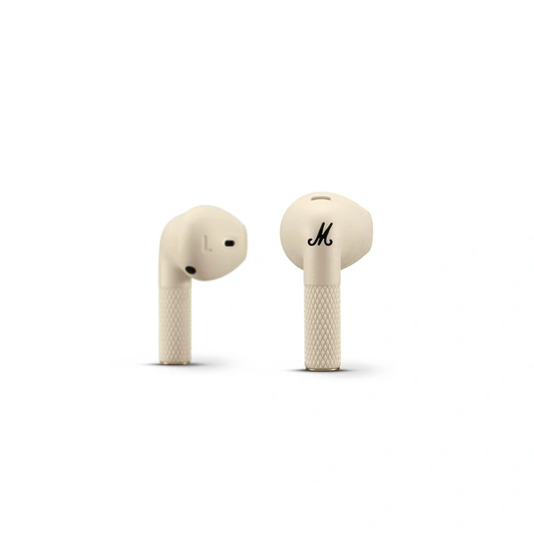 Marshall Minor III Bluetooth Truly Wireless in-Ear Earbuds with Mic (Cream)