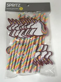 Birthday Party Fancy Straw 25pc