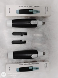 3 in 1 Electric Nose & Ear Hair Trimmer for Men & Women | Dual-edge Blades |Painless Nose and Ear Hair Remover Trimmer Eyebrow Flawless Electronic (Black)