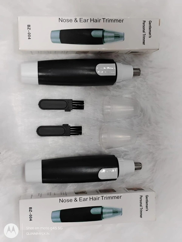 3 in 1 Electric Nose & Ear Hair Trimmer for Men & Women | Dual-edge Blades |Painless Nose and Ear Hair Remover Trimmer Eyebrow Flawless Electronic (Black)